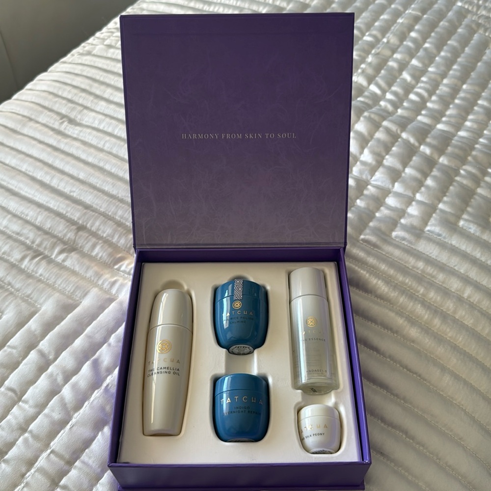 TATCHA - THE STARTER RITUAL SET - CALMING & SOOTHING SET - Brand New - Not Used